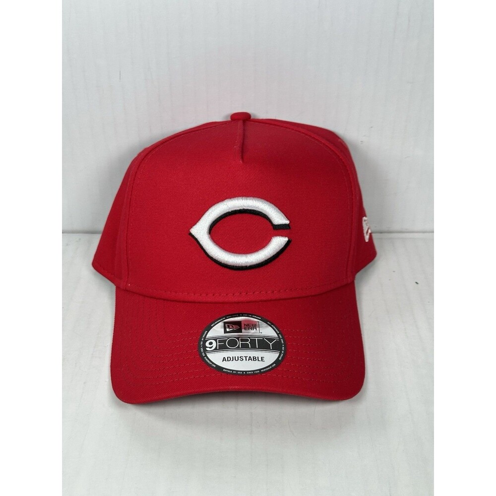 New Era Cincinnati Reds 9FORTY A-Frame MLB Adjustable SnapBack Hat Cap Red NWT